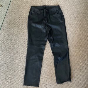 Ann Taylor Petite Leather-like pant